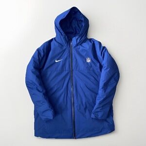 Nike NFL Team Issue Down Hooded Parka Jacket Blue Size 3XL / XXXL DC3054-431 New